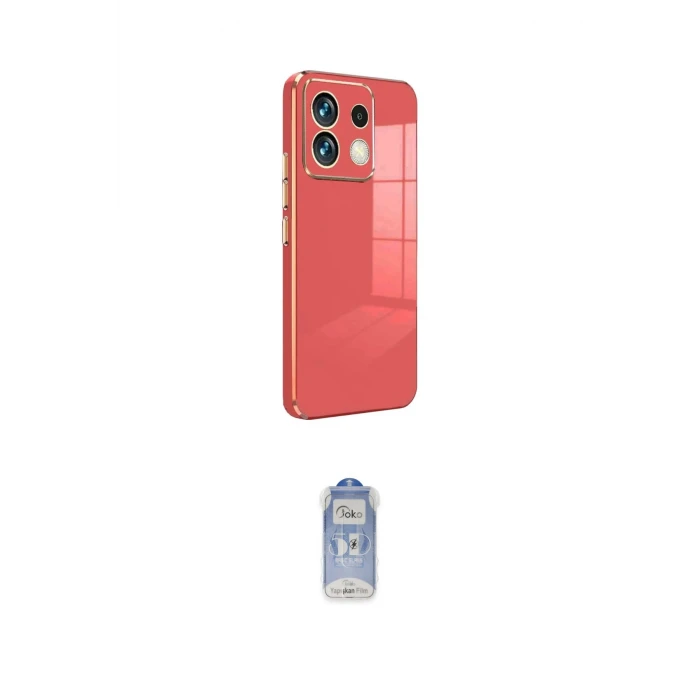 ieg™ Poco M6 Pro 4G Kılıf Yankı Serisi - Siyah Joko Magic 5D Cam