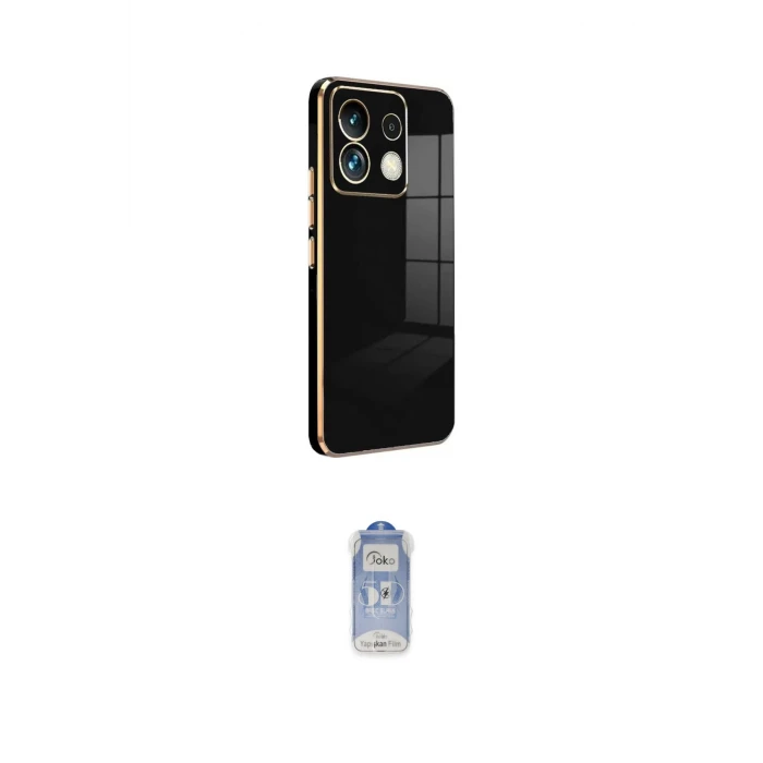 ieg™ Poco M6 Pro 4G Kılıf Yankı Serisi - Siyah Joko Magic 5D Cam