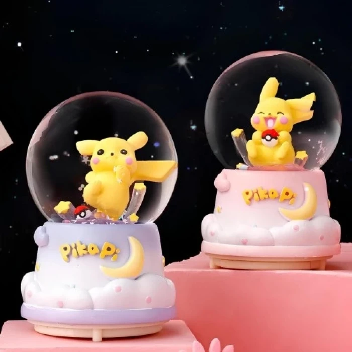 ieg™ Pokemon Üflemeli Işıklı Müzikli Kar Küresi Orta Boy