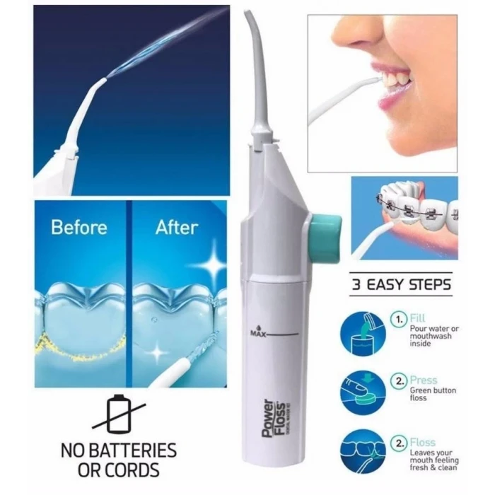 ieg™ Power Floss Mekanik Diş Ve Ağız Temizleme Aleti