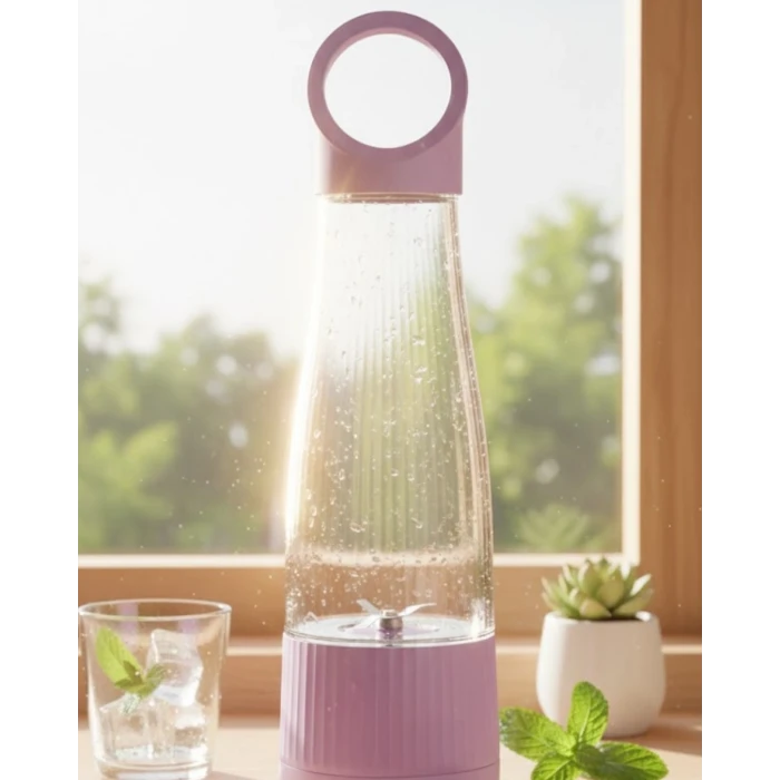 ieg™ Pratik Kullanımlı USB Şarjlı Meyve ve Smoothie Blender