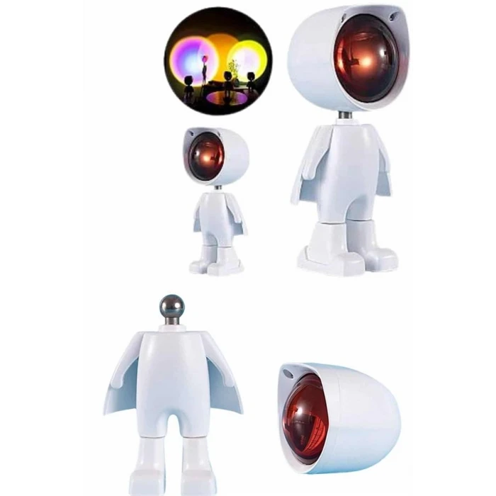 ieg™ Projeksiyon Güneş Lambası Astronot Gün Batımı Projektör LED Işıklı