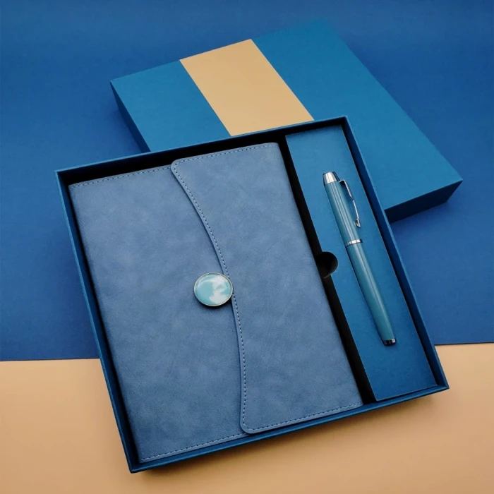 ieg™ Promosyon Defter Kalem Seti Mavi Renk