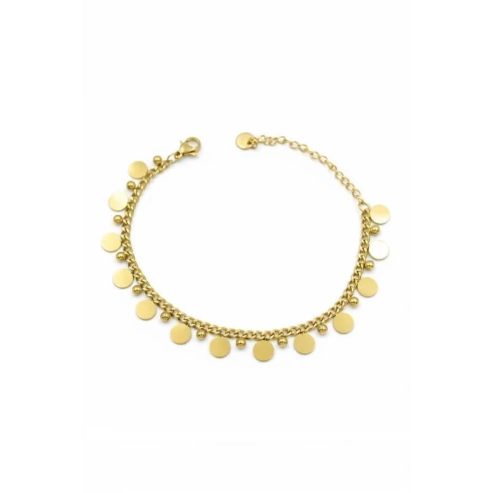 İEG Pullu Bileklik - Altın