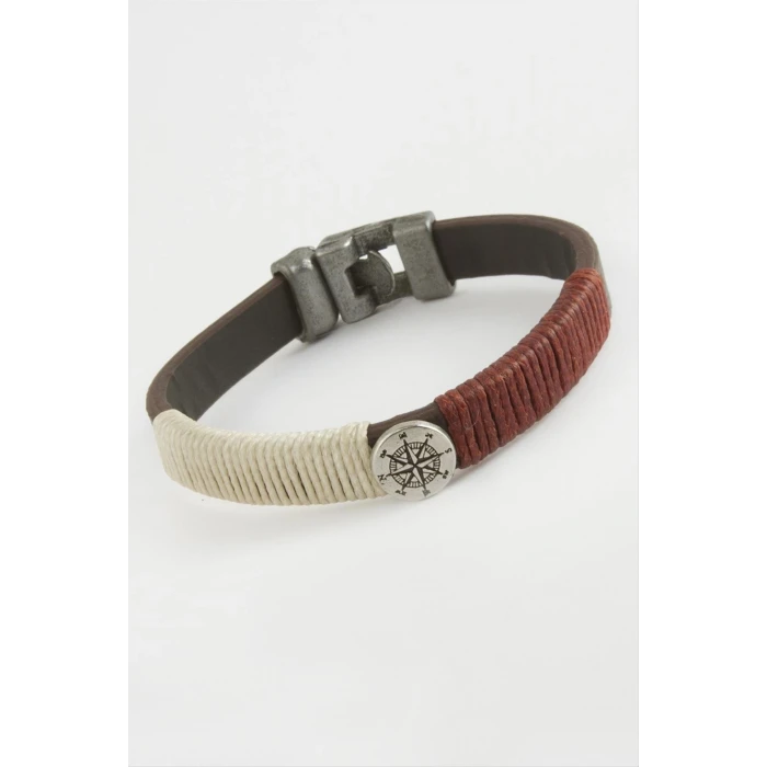 ieg™ Pusula Kaliteli Suni Deri Bileklik