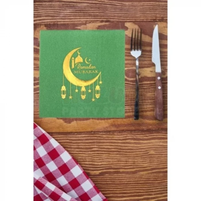 ieg™ Ramazan Temalı Yaldız Baskılı Peçete