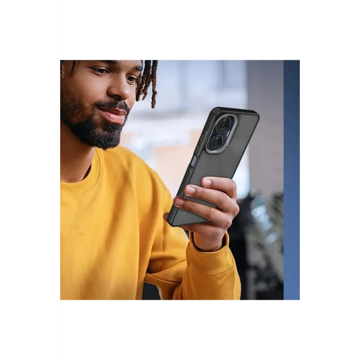 ieg™  Realme C55 Kılıf Elegant Kapak - Siyah