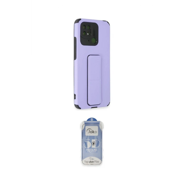 ieg™ Redmi 10C Kılıf Çekirdek Yansıma - Siyah Joko Magic 5D Cam