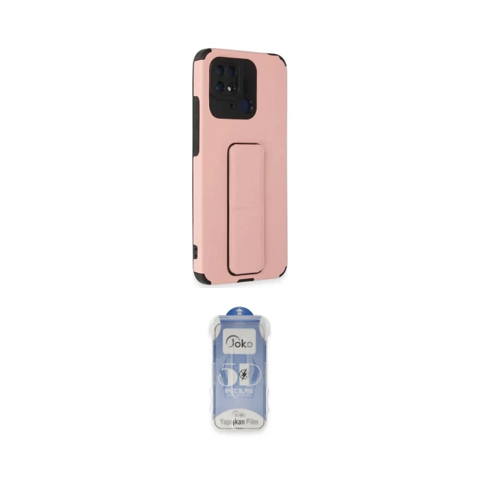 ieg™ Redmi 10C Kılıf Çekirdek Yansıma - Siyah Joko Magic 5D Cam