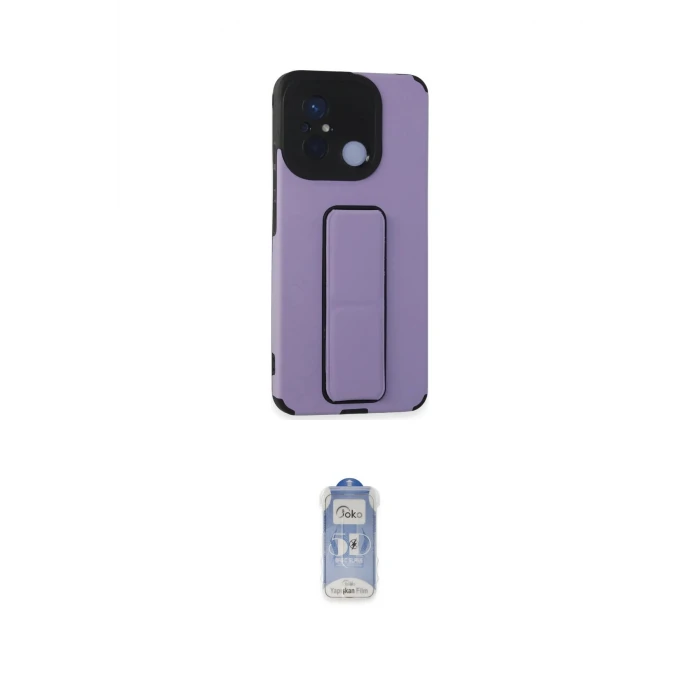 ieg™ Redmi 12C Kılıf Çekirdek Yansıma - Siyah Joko Magic 5D Cam