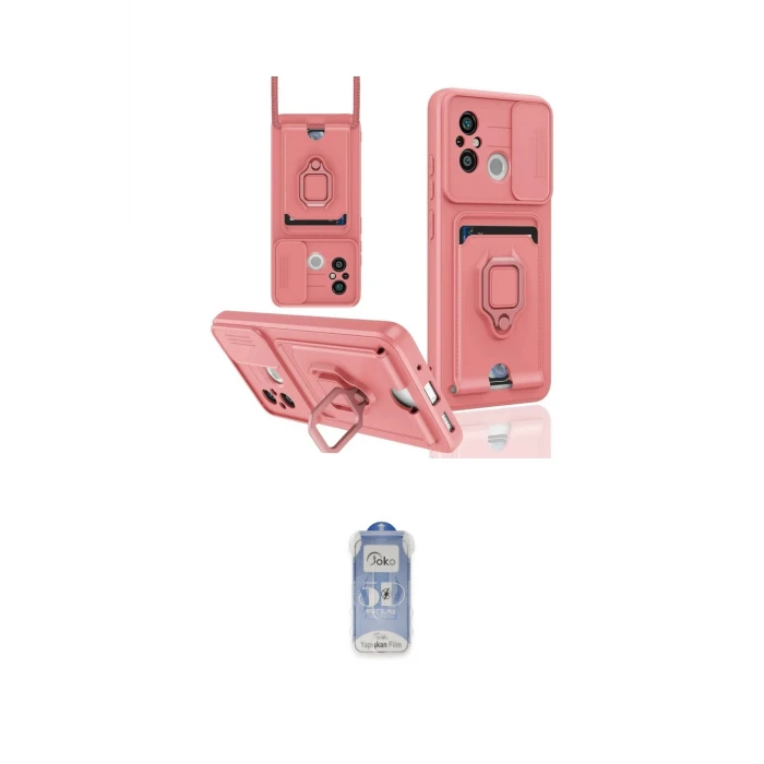 ieg™ Redmi 12C Kılıf Vadi Form Prime - Siyah Joko Magic 5D Cam