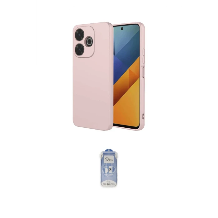 ieg™ Redmi 13 4G Kılıf Ahenk Serisi - Siyah Joko Magic 5D Cam