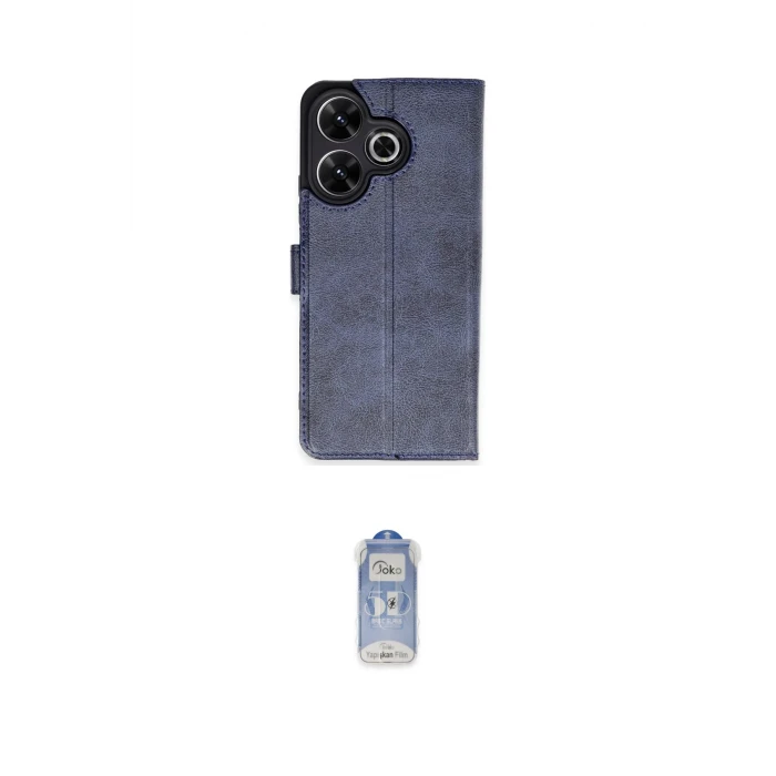 ieg™ Redmi 13 4G Kılıf Siluet Işık Serisi - Siyah Joko Magic 5D Cam