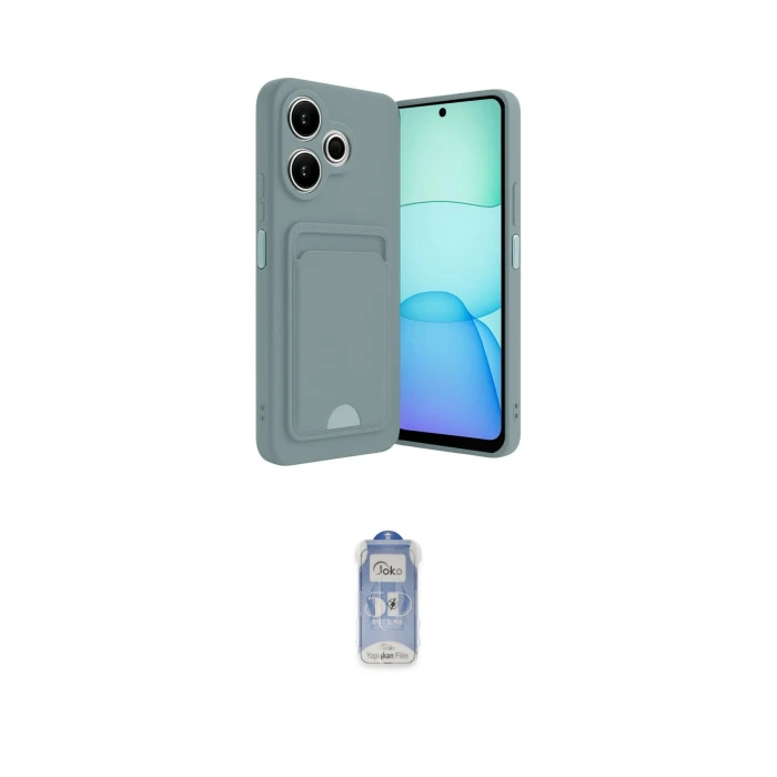 ieg™ Redmi 13 4G Kılıf Vadi Çizgi Prime - Siyah Joko Magic 5D Cam