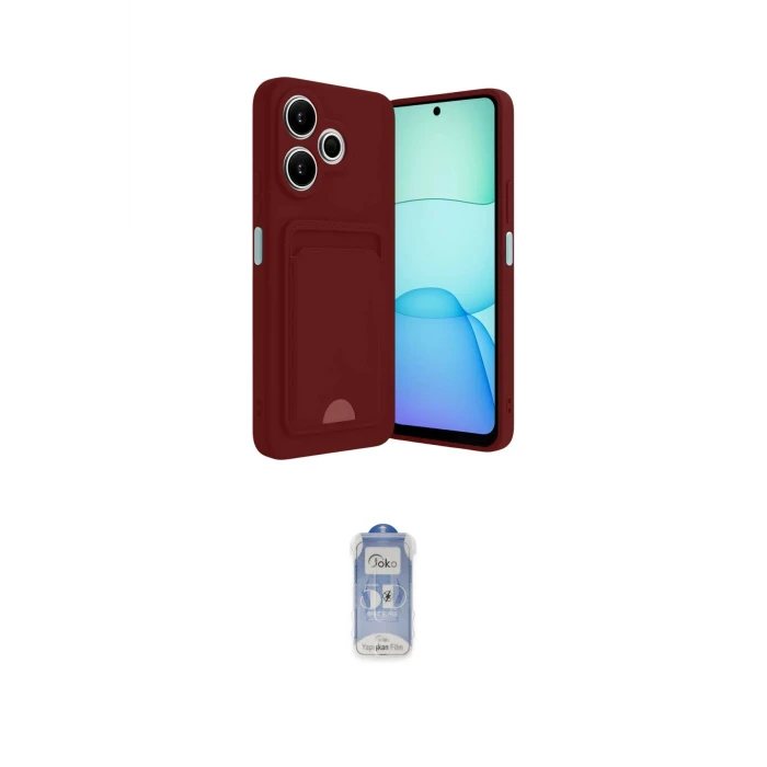 ieg™ Redmi 13 4G Kılıf Vadi Çizgi Prime - Siyah Joko Magic 5D Cam