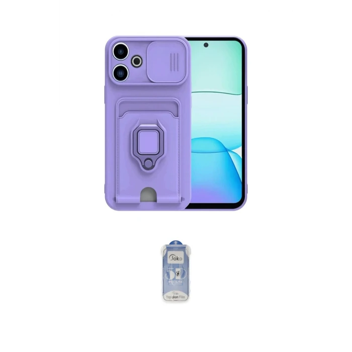 ieg™ Redmi 13 4G Kılıf Vadi Form Prime - Siyah Joko Magic 5D Cam