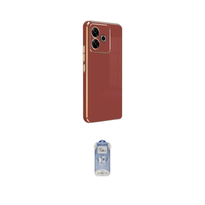 ieg™ Redmi 13 4G Kılıf Yankı Serisi - Siyah Joko Magic 5D Cam