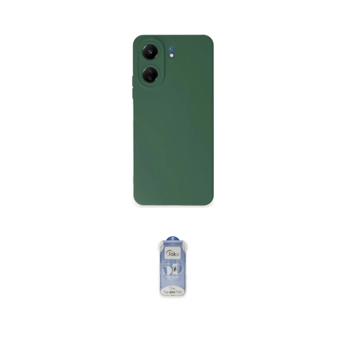ieg™ Redmi 13C Kılıf Ahenk Serisi - Siyah Joko Magic 5D Cam