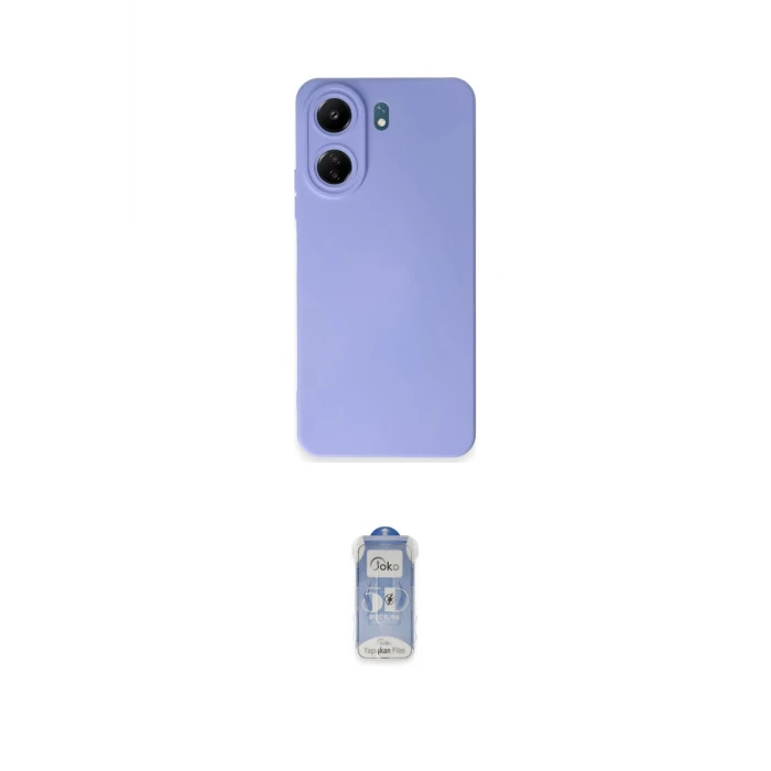 ieg™ Redmi 13C Kılıf Ahenk Serisi - Siyah Joko Magic 5D Cam