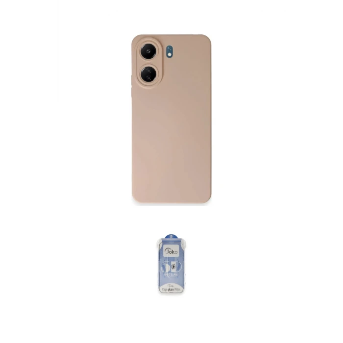 ieg™ Redmi 13C Kılıf Ahenk Serisi - Siyah Joko Magic 5D Cam