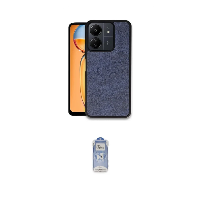 ieg™ Redmi 13C Kılıf Kıvılcım Işık Serisi - Siyah Joko Magic 5D Cam