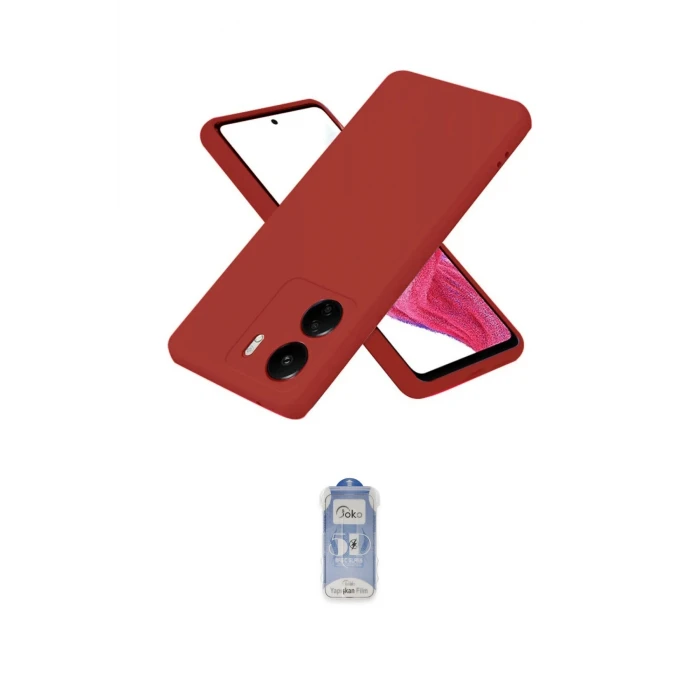 ieg™ Redmi 13C Kılıf Kozmos Yansıma Özel Seri - Siyah Joko Magic 5D Cam