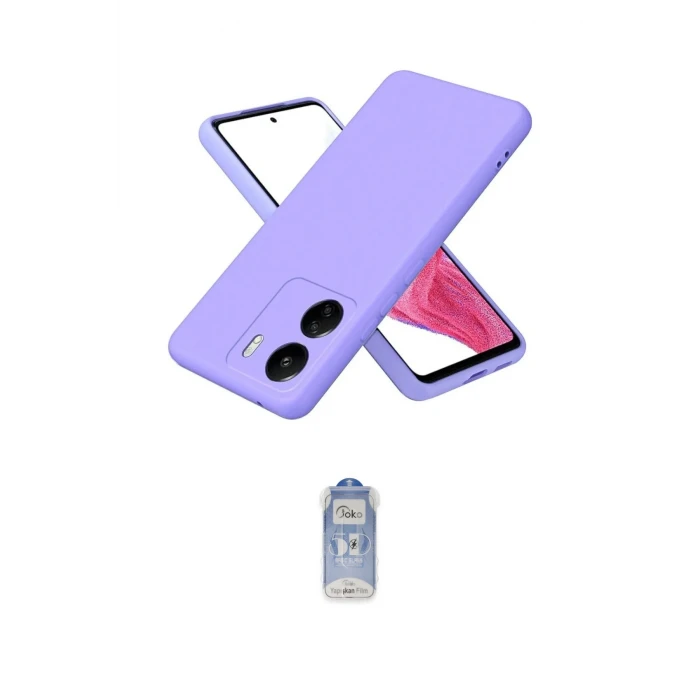 ieg™ Redmi 13C Kılıf Kozmos Yansıma Özel Seri - Siyah Joko Magic 5D Cam