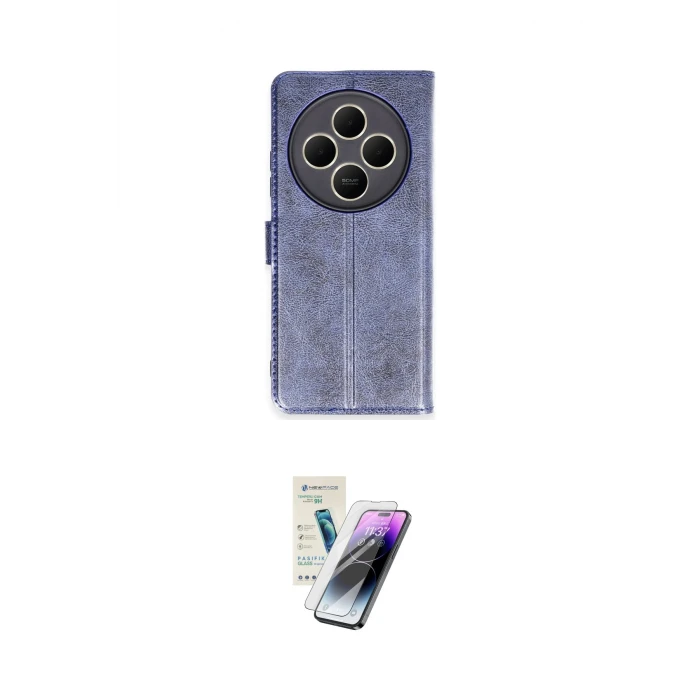 ieg™ Redmi 14C Kılıf Siluet Işık Serisi - Şeffaf Pasifik Cam Ekran Koruyucu