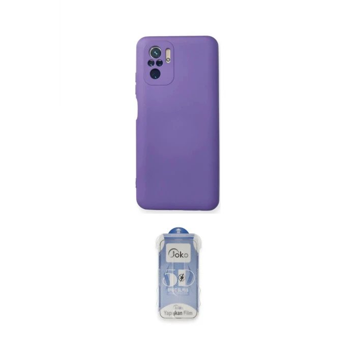 ieg™ Redmi Note 10 Kılıf Ahenk Serisi - Şeffaf Joko Magic 5D Cam