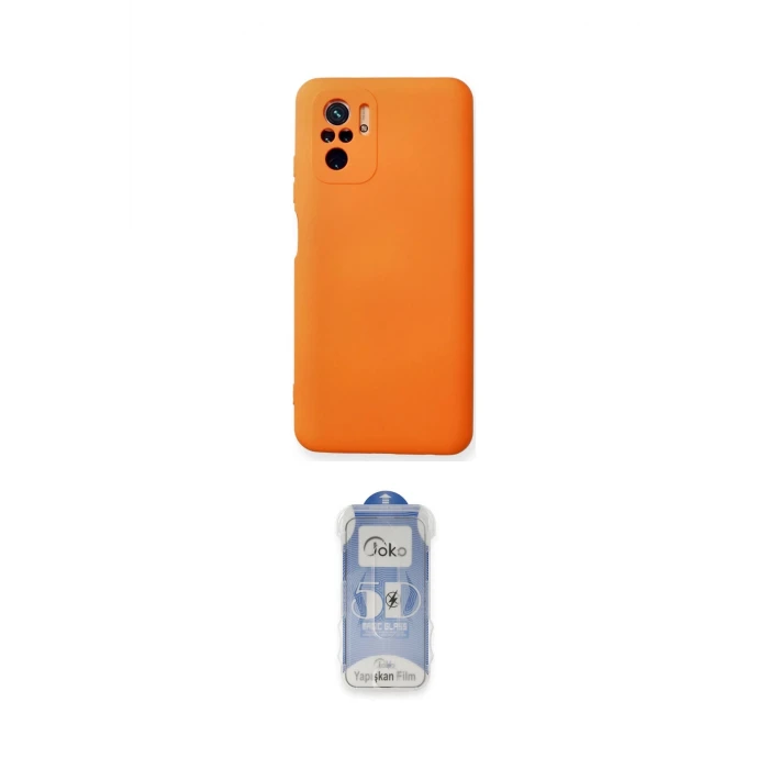 ieg™ Redmi Note 10 Kılıf Ahenk Serisi - Şeffaf Joko Magic 5D Cam