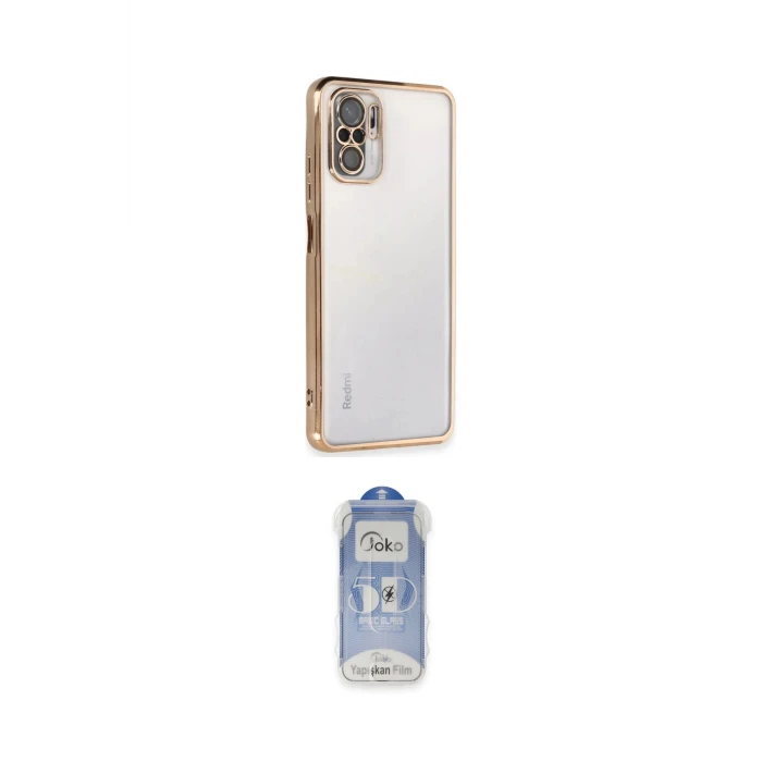 ieg™ Redmi Note 10 Kılıf Vadi Minimal - Şeffaf Joko Magic 5D Cam