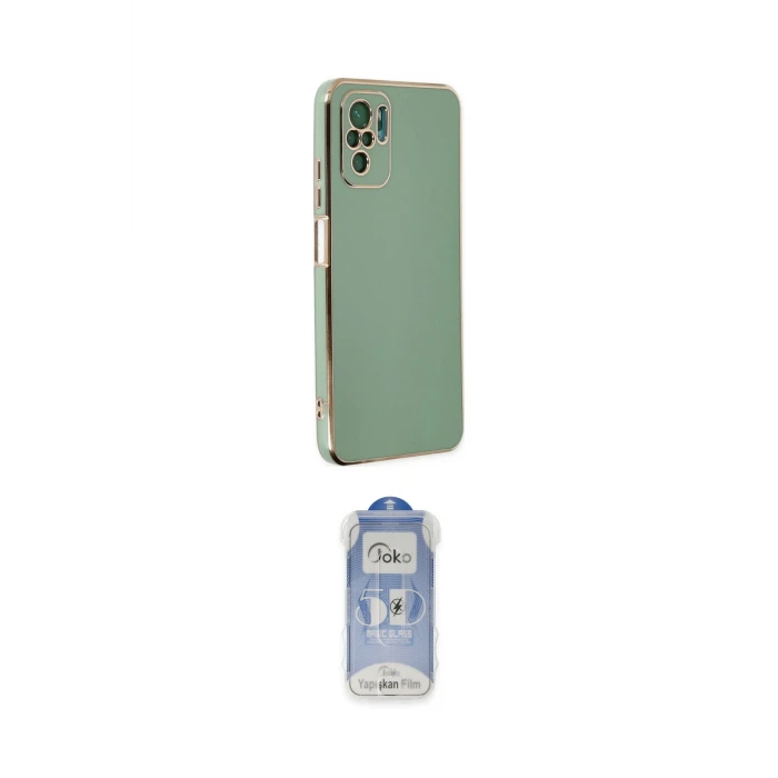 ieg™ Redmi Note 10 Kılıf Yankı Serisi - Şeffaf Joko Magic 5D Cam