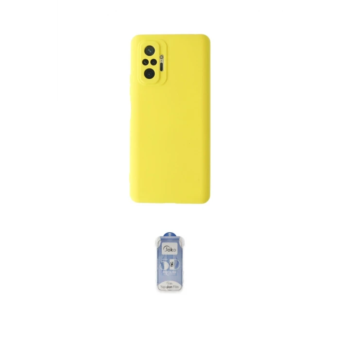 ieg™ Redmi Note 10 Pro Kılıf Ahenk Serisi - Siyah Joko Magic 5D Cam