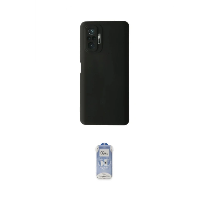 ieg™ Redmi Note 10 Pro Kılıf Ahenk Serisi - Siyah Joko Magic 5D Cam