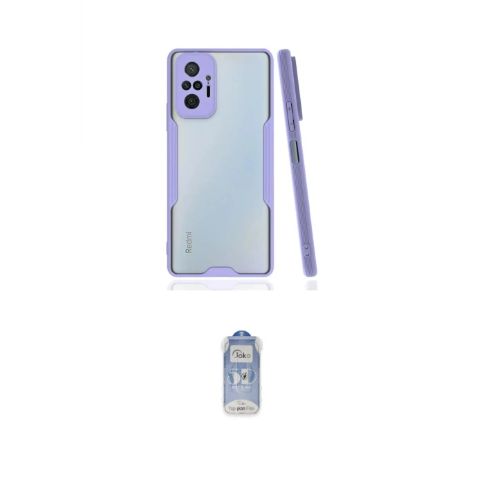 ieg™ Redmi Note 10 Pro Kılıf Atlas Asil Serisi - Siyah Joko Magic 5D Cam