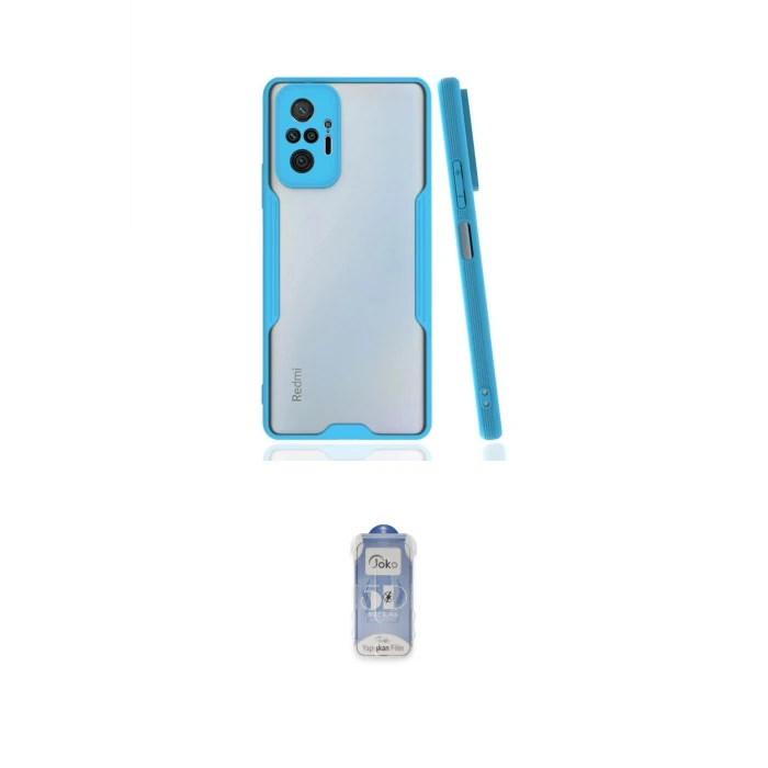 ieg™ Redmi Note 10 Pro Kılıf Atlas Asil Serisi - Siyah Joko Magic 5D Cam