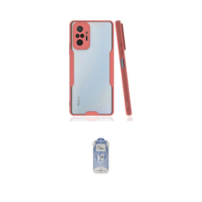 ieg™ Redmi Note 10 Pro Kılıf Atlas Asil Serisi - Siyah Joko Magic 5D Cam