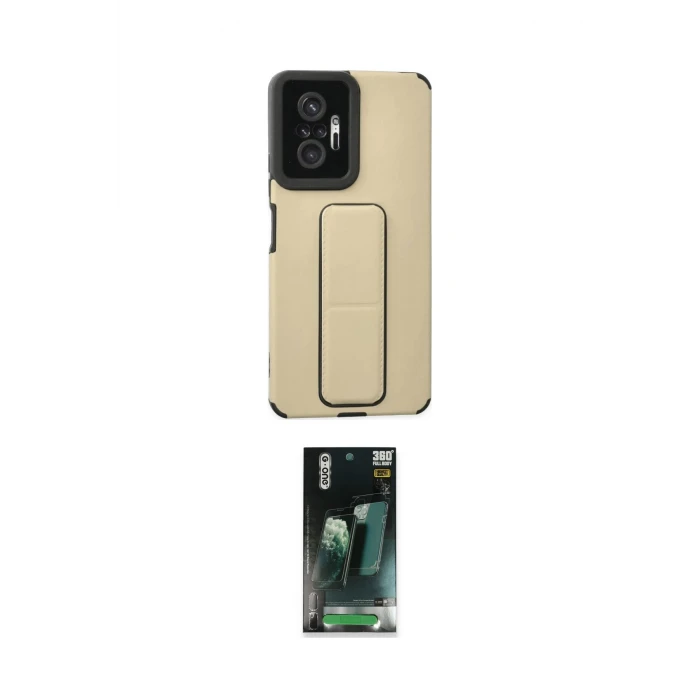 ieg™ Redmi Note 10 Pro Kılıf Çekirdek Yansıma - Şeffaf 360 Full Body Arka Koruyucu