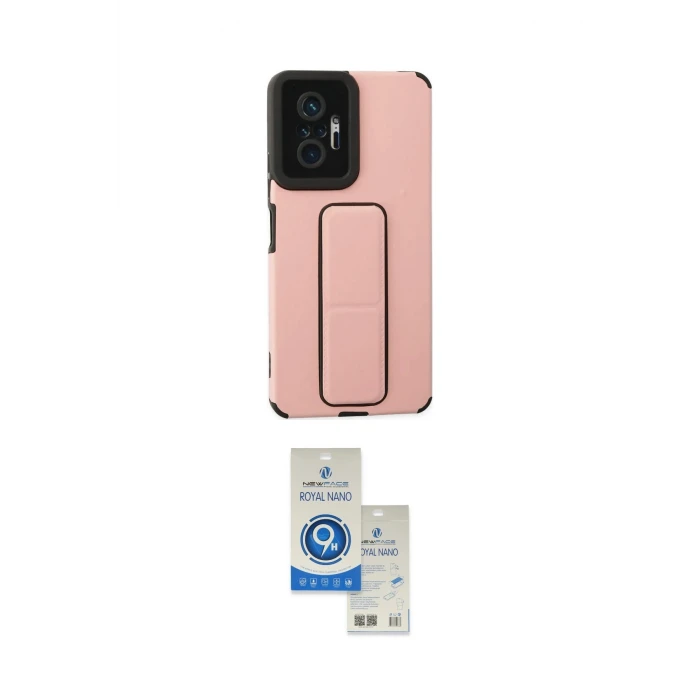 ieg™ Redmi Note 10 Pro Kılıf Çekirdek Yansıma - Şeffaf Royal Nano Ekran Koruyucu