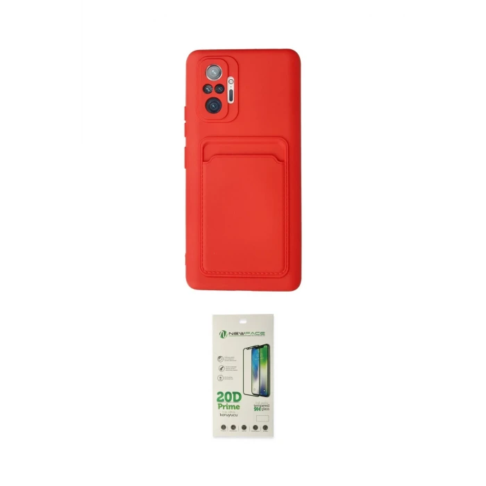 ieg™ Redmi Note 10 Pro Kılıf Vadi Çizgi Prime - Siyah 20D Premium Cam Ekran Koruyucu