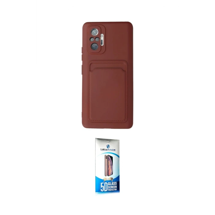 ieg™ Redmi Note 10 Pro Kılıf Vadi Çizgi Prime - Siyah 5D Eko Cam Ekran Koruyucu