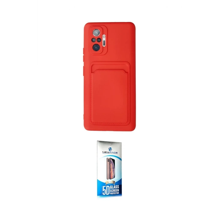 ieg™ Redmi Note 10 Pro Kılıf Vadi Çizgi Prime - Siyah 5D Eko Cam Ekran Koruyucu