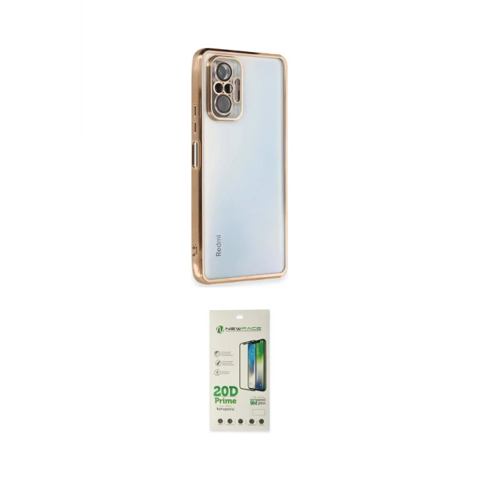 ieg™ Redmi Note 10 Pro Kılıf Vadi Minimal - Siyah 20D Premium Cam Ekran Koruyucu