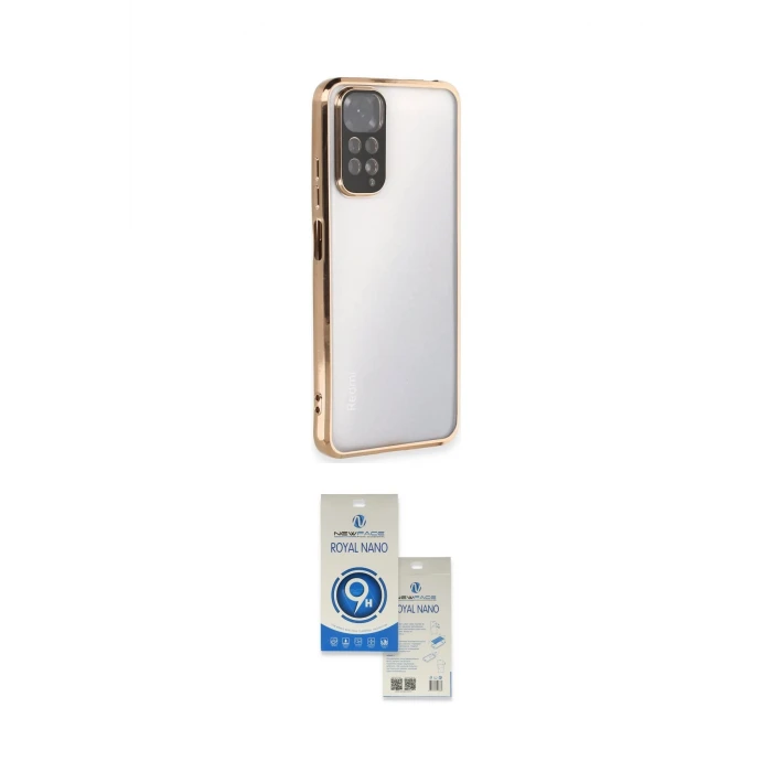 ieg™ Redmi Note 11 Kılıf Vadi Minimal - Şeffaf Royal Nano Ekran Koruyucu