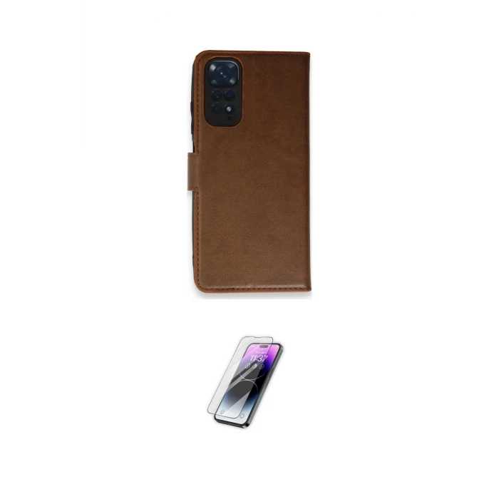 ieg™ Redmi Note 11 Pro Kılıf Siluet Işık Serisi - Şeffaf Pasifik Cam Ekran Koruyucu