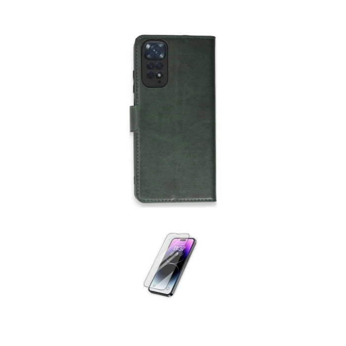 ieg™ Redmi Note 11 Pro Kılıf Siluet Işık Serisi - Şeffaf Pasifik Cam Ekran Koruyucu