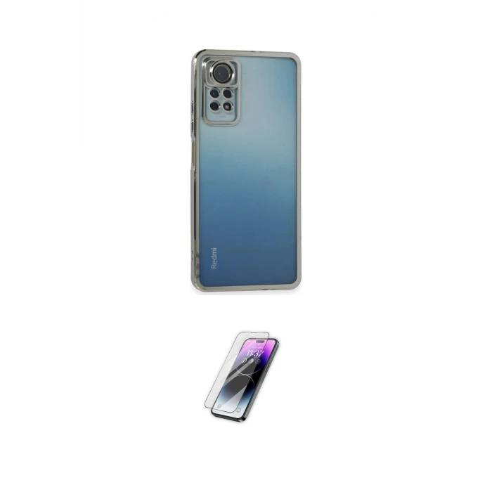 ieg™ Redmi Note 11 Pro Kılıf Vadi Minimal - Şeffaf Pasifik Cam Ekran Koruyucu