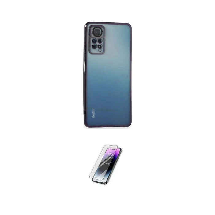 ieg™ Redmi Note 11 Pro Kılıf Vadi Minimal - Şeffaf Pasifik Cam Ekran Koruyucu