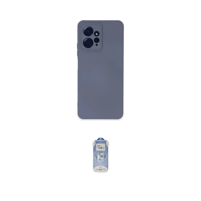 ieg™ Redmi Note 12 4G Kılıf Ahenk Serisi - Siyah Joko Magic 5D Cam
