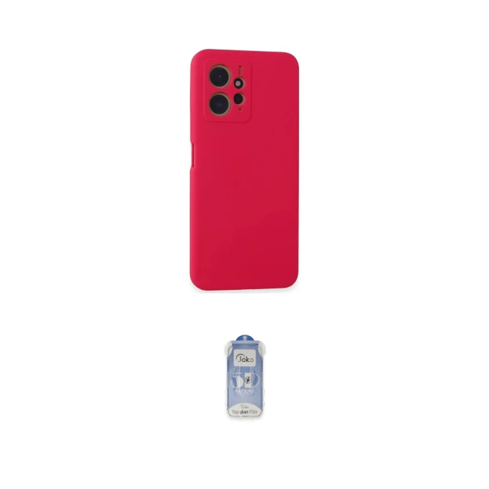 ieg™ Redmi Note 12 4G Kılıf Ahenk Serisi - Siyah Joko Magic 5D Cam